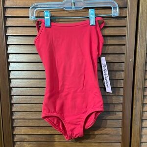 Camisole Leotard size 4-6 Scarlet NWT
